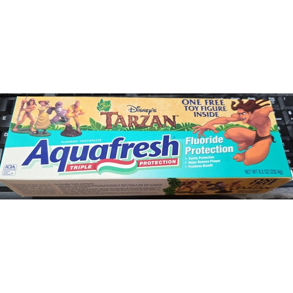 Disney Other - Vintage 1999 Disney Tarzan Aquafresh Toothpaste Empty Box Movie Promo